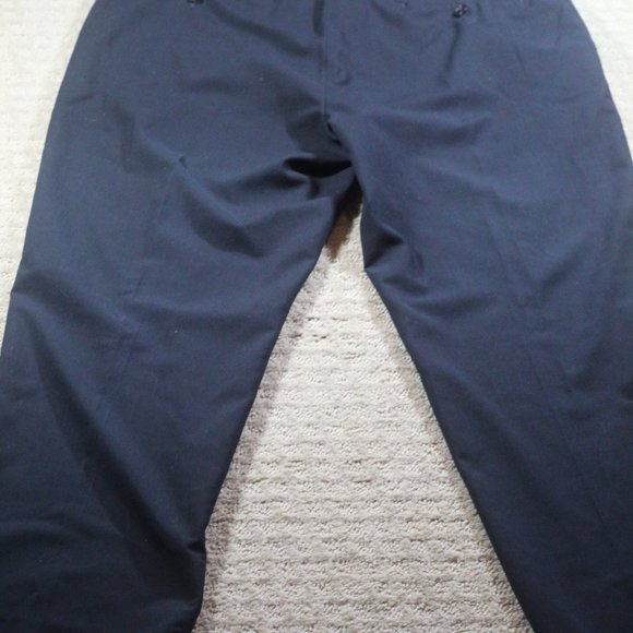 Murano Men's Size 38x30 Dark Navy Straight Fit Slacks - Picture 3 of 5